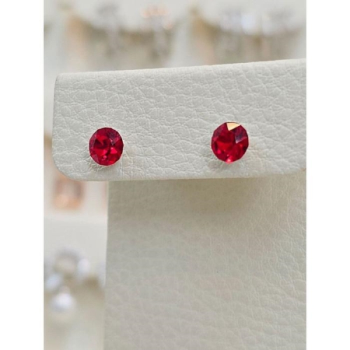 볼라레  세이브존03 오스트리아스톤 루비5부 써지컬스틸귀걸이 AGSSS1630A