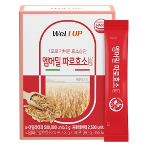 웰업 엠머밀 파로효소 30포