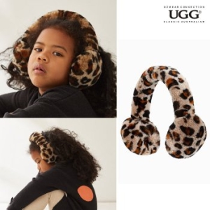 UGG 오즈웨어 양털 키즈 레오파드 귀마개 (CS056K)