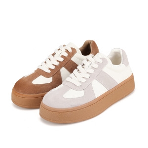 바바라 세븐플로어 배색 독일군 여성 스니커즈 4cm_SFH603