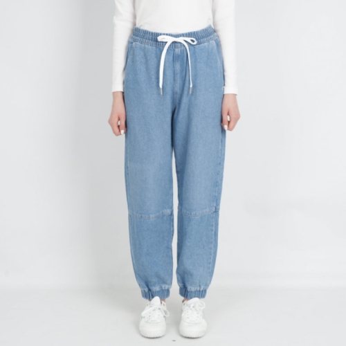 타미힐피거 여성 청바지 데님 조거 라이트블루 1AB T32D0NET18TWT2