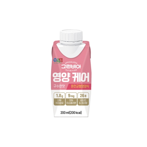 정식품 그린비아 영양 케어 구수한맛 완전균형영양식 200ml