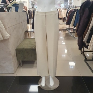 꼼빠니아 2층 베이직 와이드 슬랙스 팬츠 CADW9-WPL010 아이보리 130 66