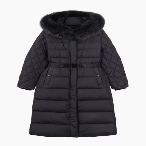 베네통 다이아 퀼팅 슬리브 덕다운 롱 패딩 BAPDG4461 428519