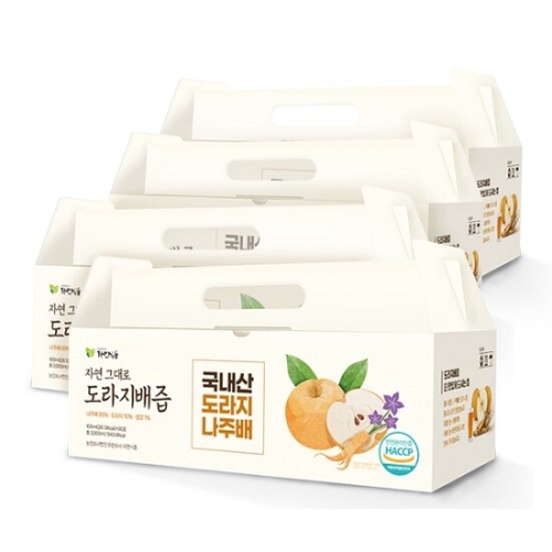 자연식품 자연그대로 도라지배즙 100ml 30포