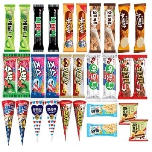 께끼박사 set A 아이스크림 콘 바 쭈쭈바 샌드 하드