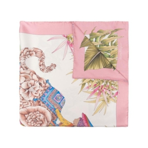페라가모 310118/0756254 AVORIO/AZZURRO FOULARD