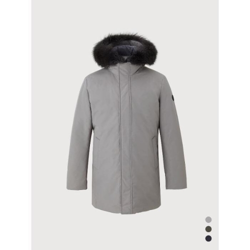 인디안 세이브존02 폭스퍼 후드 롱 다운 점퍼 MIUKA3W9561