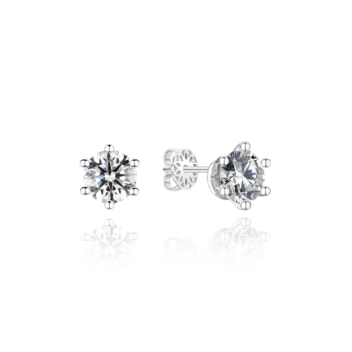 미니골드  14K 5부 클래식 6프롱 귀걸이 EJUS4079L