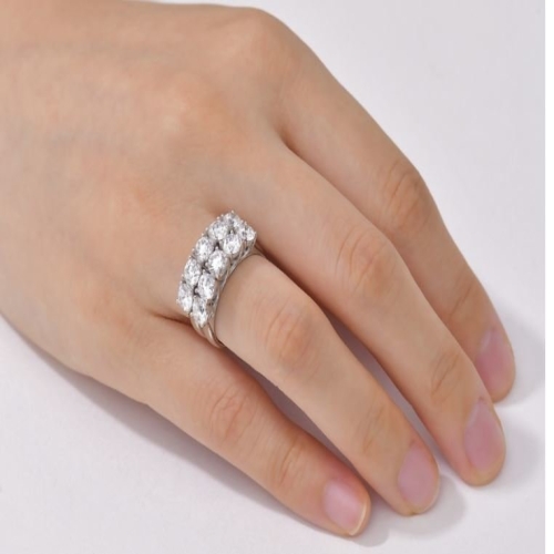 미니골드  14K 3부 하프 브릿지 반지 RJUM4080L