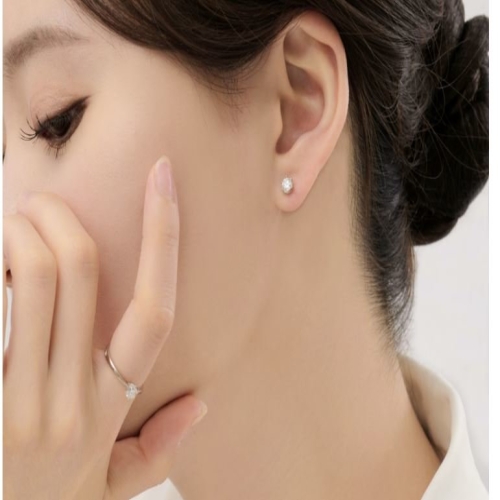 미니골드  김천점 14K 18K DIA-3부 클래식 6프롱 귀걸이 EJUS4080L 다이아몬드 여성스러움 볼륨감 프로포즈선물