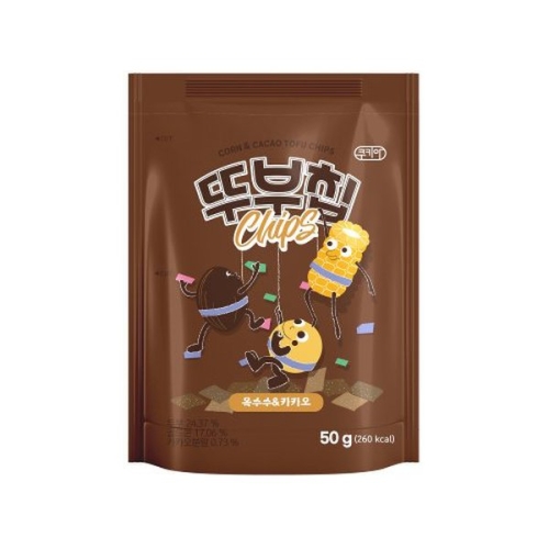 쿠키아  뚜부칩 옥수수카카오 50g