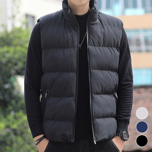 라일리 Rly 남성 하이넥 캐주얼 패딩 조끼 23582830