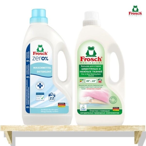 프로쉬 세탁세제 울섬세 1.5L 1개 + 제로 1.5L 1개