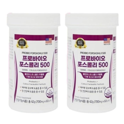 아이앤유네트웍스 프로바이오 포스콜리 500 60캡슐