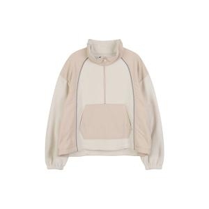 LAP 후리스 배색 아노락 점퍼 AQ4WZA63