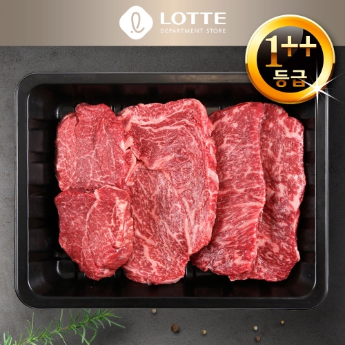 청풍명월  1++등급 한우 모듬구이세트 3종 스테이크 600g