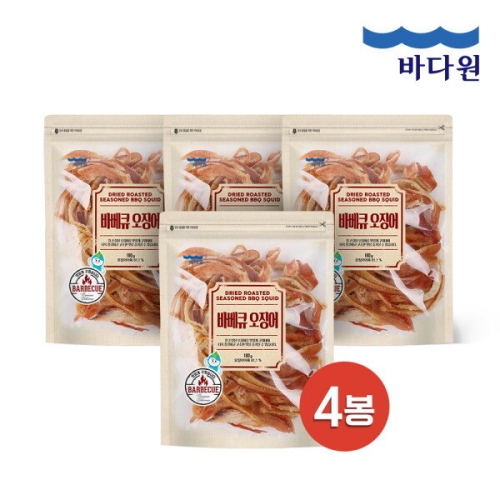 바다원  바베큐맛 오징어 180g
