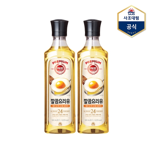 해표 깔끔요리유 500ml