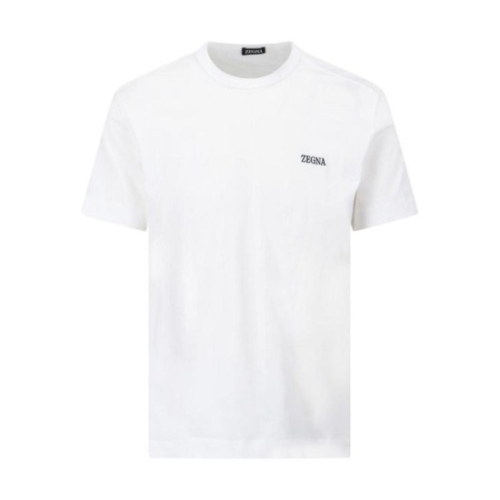 에르메네질도제냐 반팔 티셔츠 RE7360A5B760N00 White