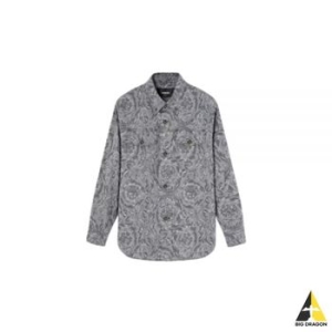 베르사체  Barocco Jacquard Gabardine Overshirt 1008738 1A113792BO70 2BO70 바로코 ..
