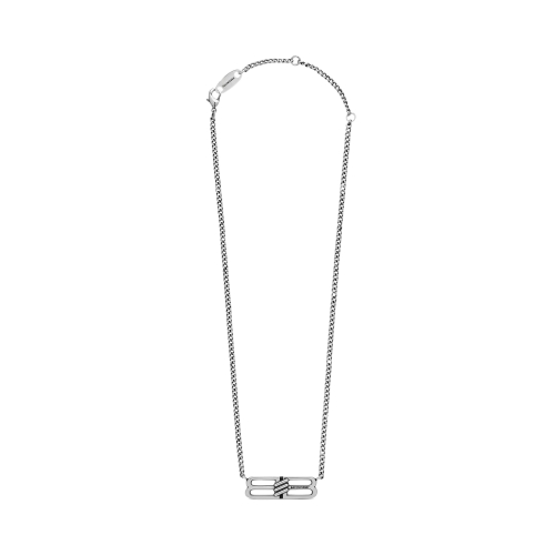 발렌시아가  BB 아이콘 목걸이 앤티크 실버 696223TZ99I0911