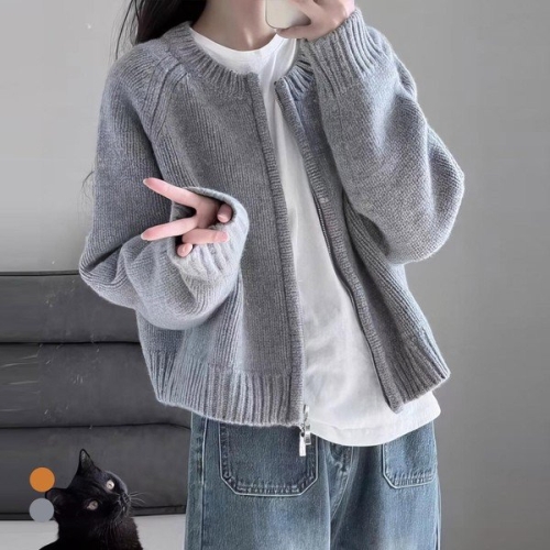 KARRA 카라 레귤러나그랑집업가디건_A4F0807