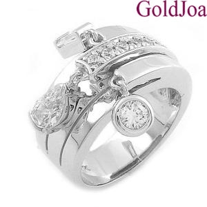 메디쉬재팬 럭셔리 웅장한 화이트골드 14k반지 ju-a933r