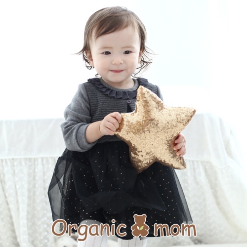 오가닉맘 스타차콜여아원피스세트 MCW6OP04