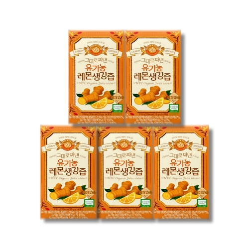 홀베리 1일1레몬 유기농 레몬생강즙 15g 14포