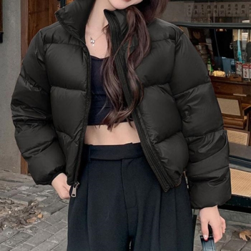 오노마 ONM 여성 트렌디핏 오버핏 겨울 보온 크롭 하이넥 숏패딩 23568193