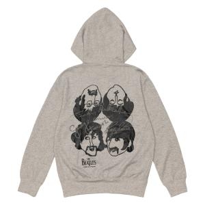 꼼데가르송 비틀즈 x 프린트 스웨트셔츠 그레이 VZ-T045-051-1