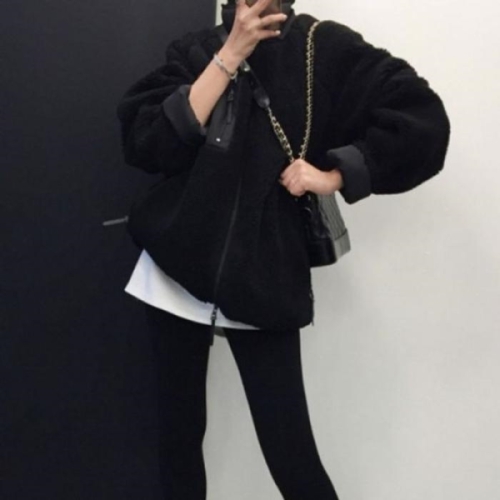 오노마 ONM 점퍼 포켓 후리스 양면 뽀글이 여자 후리스 집업 자켓 23568333