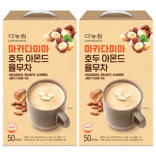 다농원  마카다미아 호두 아몬드 율무차 50개입
