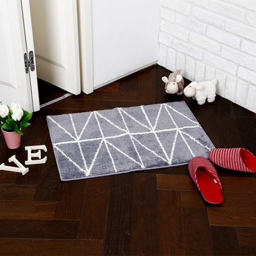 미아트 SHS001 대박수예 지그재그 주방 화장실 발매트 45x60cm