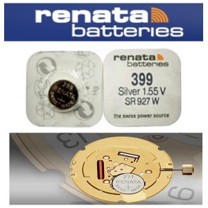 레나타  399 SR927W 1.55V 시계 건전지 배터리