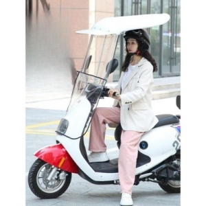 코엠 캐노피 방수 커버 차양막 그늘막 자전거 덮개 전기차 바람막이 JIKTEM M4032607 화이트A 1개