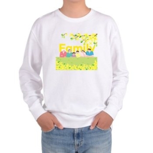 아미 맨투맨 F LY 가족사진 가족나들이 함께하는 기쁨 WF601D6