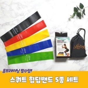 스쿼트  힙딥밴드 5종 세트 WF5FC26