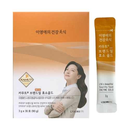 두리인터내셔날 이영애 건강미식 카무트 브랜드밀 효소골드 30포