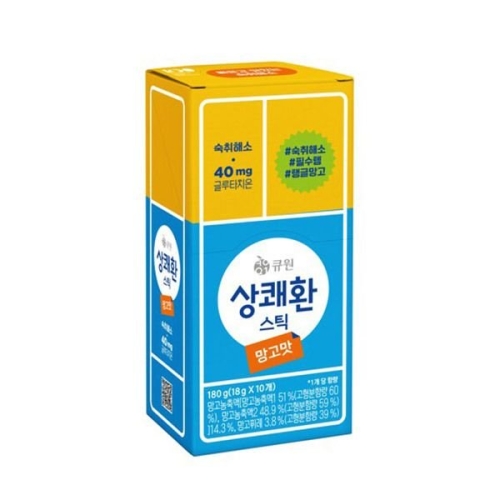큐원 상쾌환 스틱형 망고맛 18g 10포