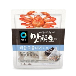 청정원 맛선생 해물국물내기 티백