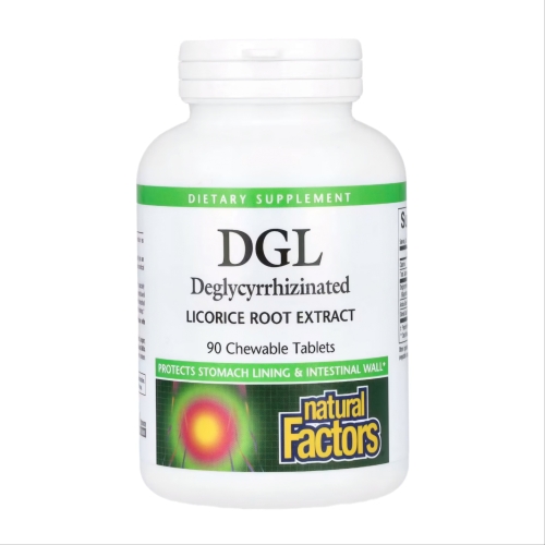 내추럴팩터스 DGL 글리시리진을 제거한 감초뿌리 추출물 90정
