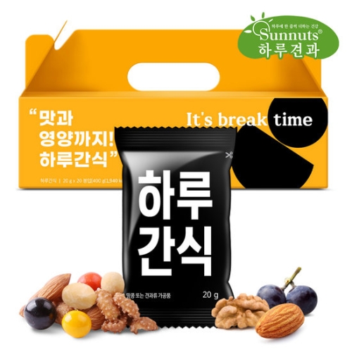 선명농수산 하루간식 선물세트 20입 400g