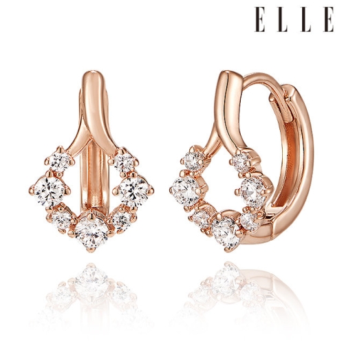 엘르쥬얼리  엘르 엘르 14K 체리 블라썸 원터치 귀걸이 GoldPlated ELGPEE484