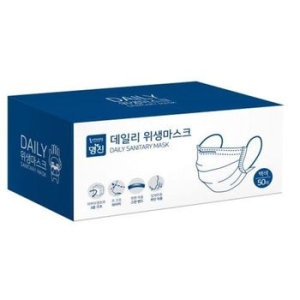 명진 데일리 위생마스크 화이트