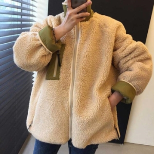 오노마 ONM 리버시블 양면 점퍼 투웨이지퍼 뽀글이 후리스 아우터 23564540