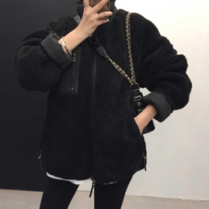오노마 ONM 겨울 따뜻한 양면 뽀글이 후리스 점퍼 하이넥 두툼 23564543