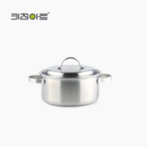 키친아트 프리미엄 통5중 스텐 양수냄비 [18cm]