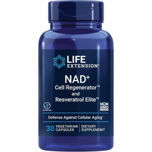 라이프익스텐션 NAD+ 세포 재생제 및 레스베라트롤 30캡슐